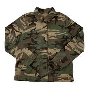 Levi’s Camo Trucker Jacket Button Up Denim
